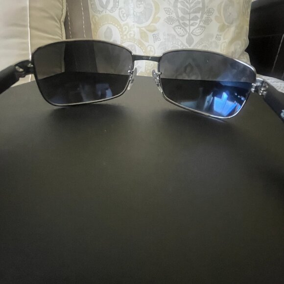 RAY BAN RB3478 004/78 60-17 130 GUNMETAL/BLK BLEND POLARIZED WRAP SUNGLASSES - Picture 7 of 10